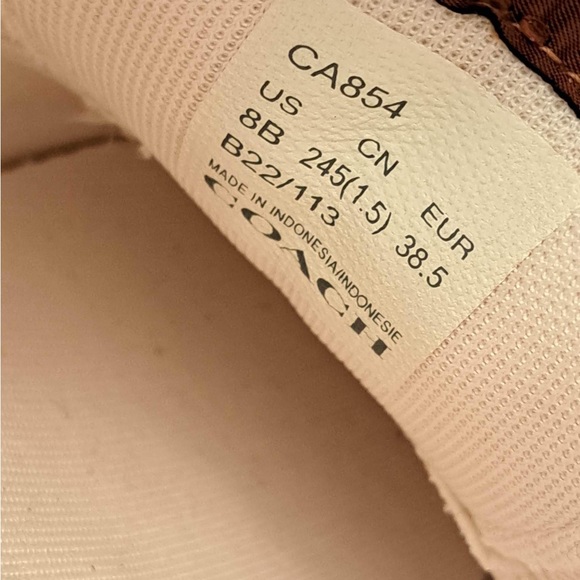 Coach "Citysole Skate" Shoe - Wmns sz 8 - Picture 7 of 11